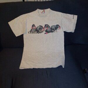 Vintage Disney Light Grey Heather Eeyore T-shirt – Size Small